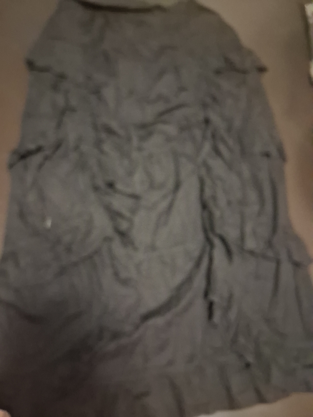 & Other Stories Black Tiered Ruffle Maxi Skirt